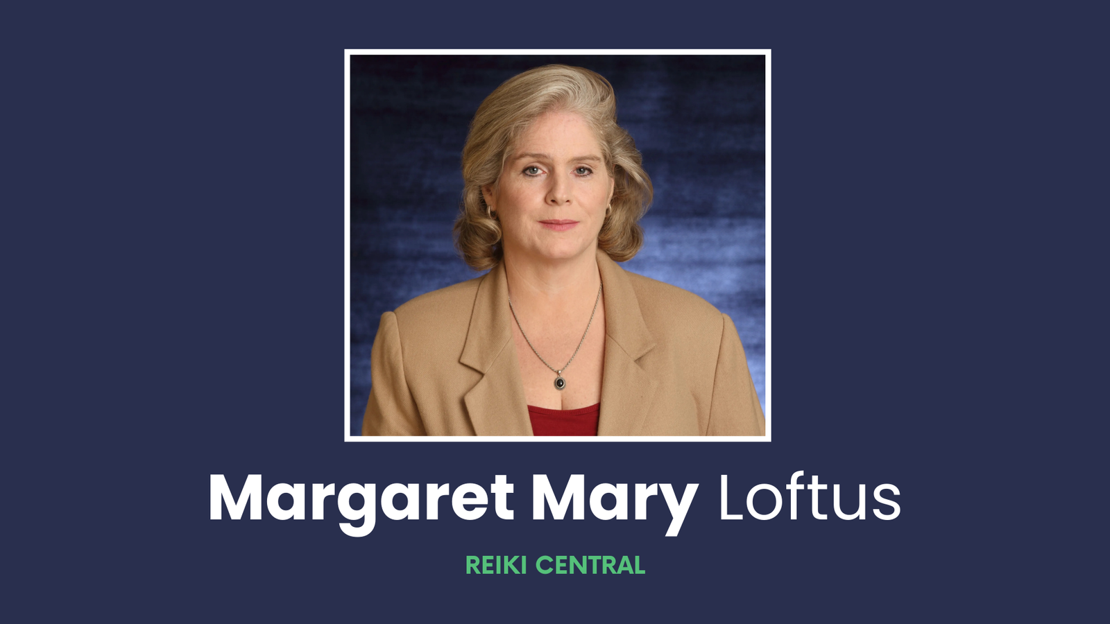 Organizer Margaret Mary Loftus