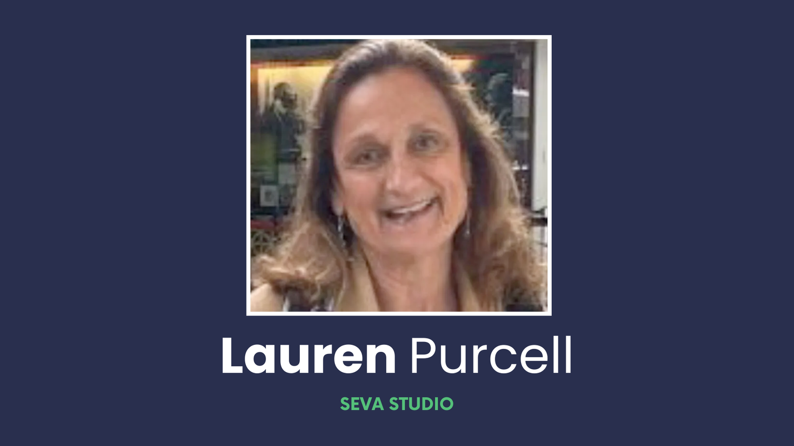 Organizer Lauren Purcell